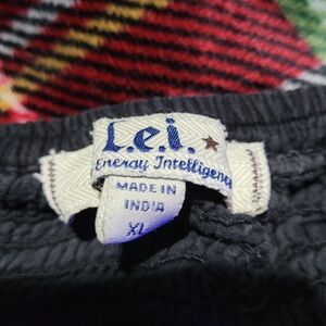 LEI Plaid Skirt - Red and Black
